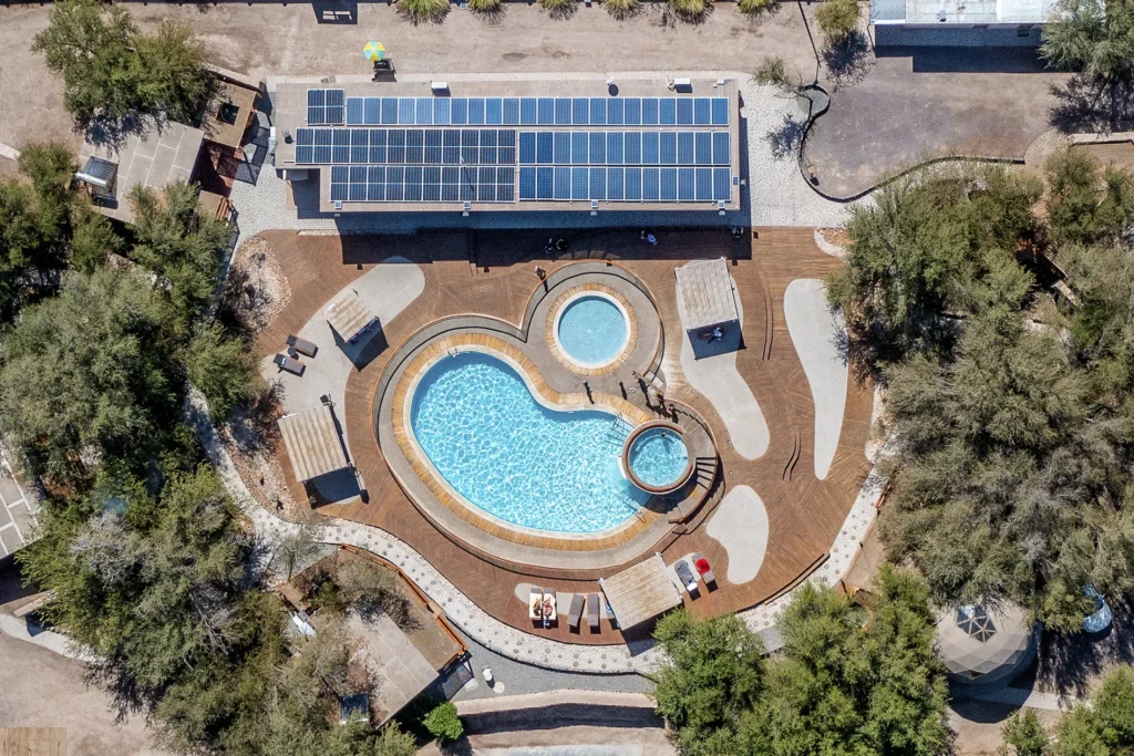 Vista desde el aire de Tantakuy